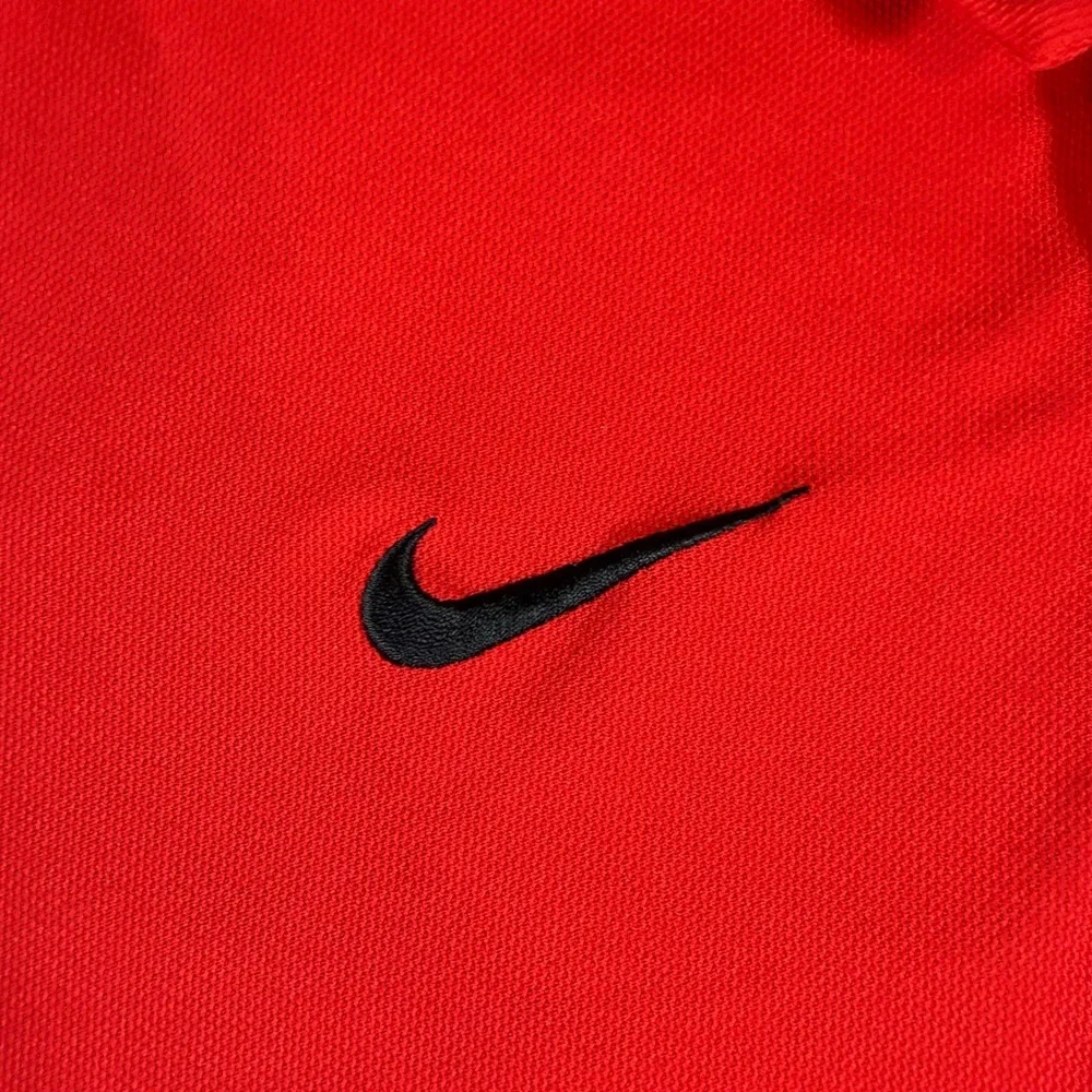 Nike Ohio State Buckeyes Dri-FIT Golf Polo Shirt Men's Medium Red NCAA Football